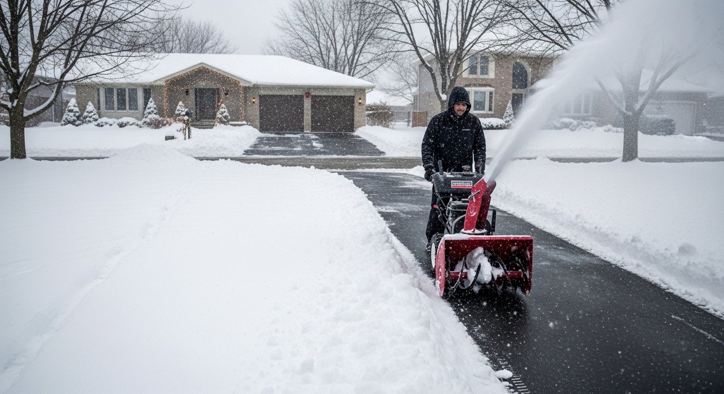 Business Cannot Open Due To Snow